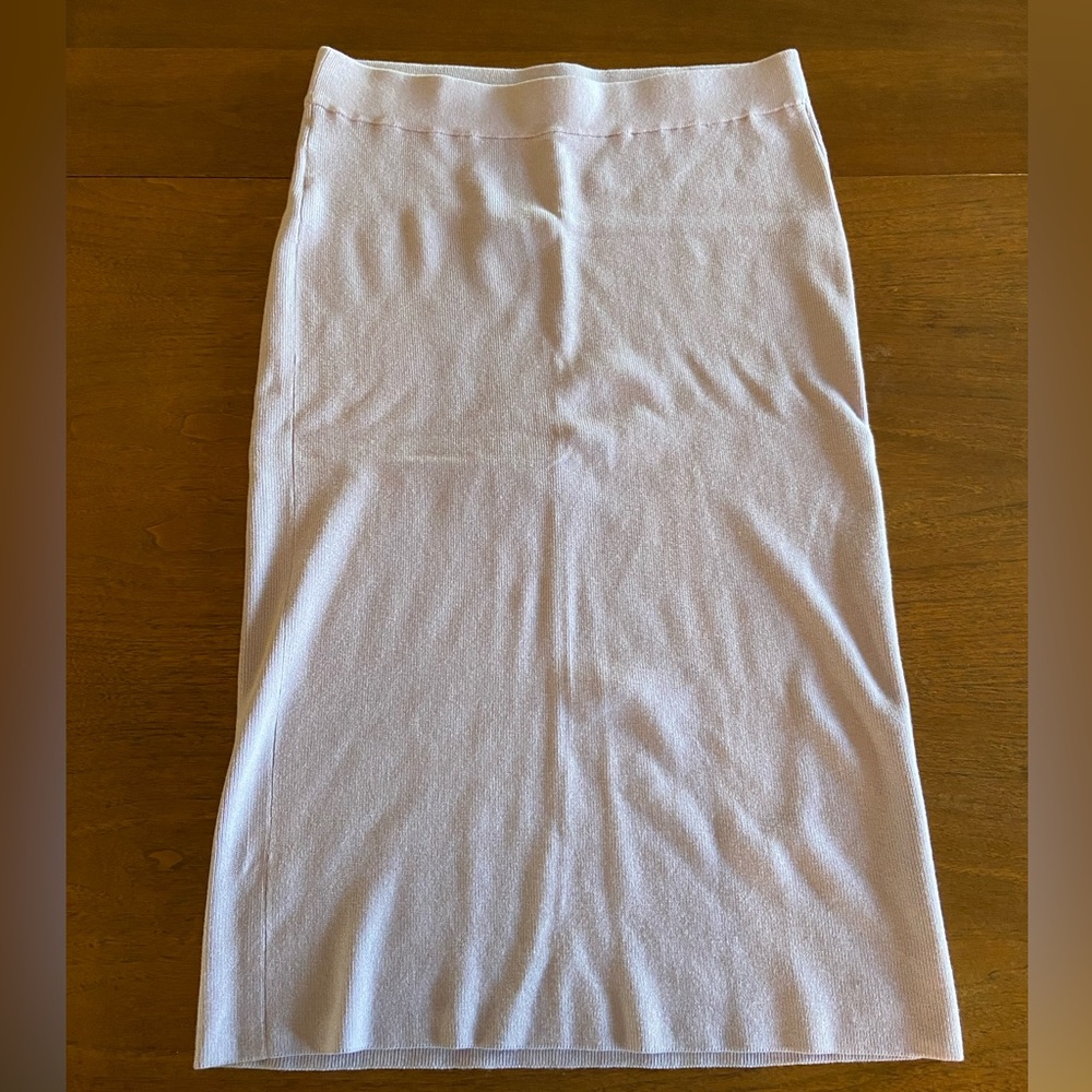 Ann Taylor Sweater Midi Pencil Skirt. Light Purple size XL women.